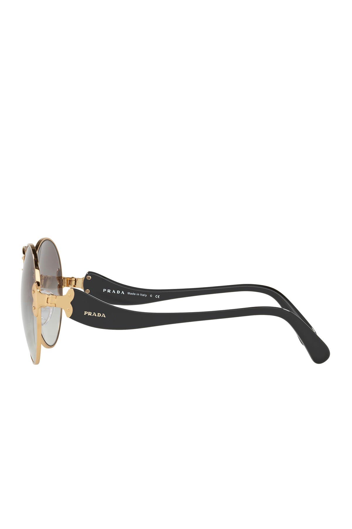 prada round catwalk 57mm sunglasses