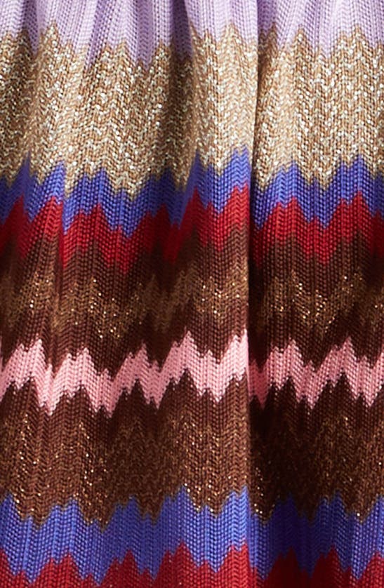 Ramy Brook Laura Mini Dress In Chevron Holiday Knit