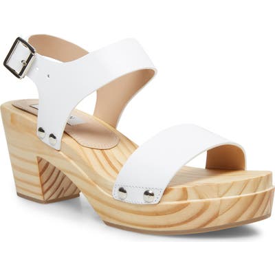 Steven New York Fabee Platform Sandal, White
