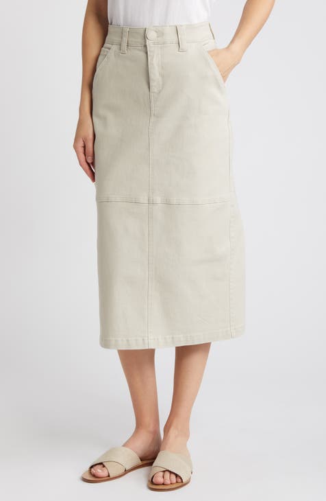 Women s Beige Midi Skirts Nordstrom