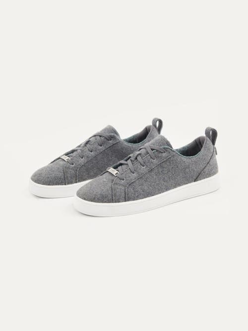 Gobi Mongolian Cashmere Cashmere Low Ankle Sneakers In Stone Gray