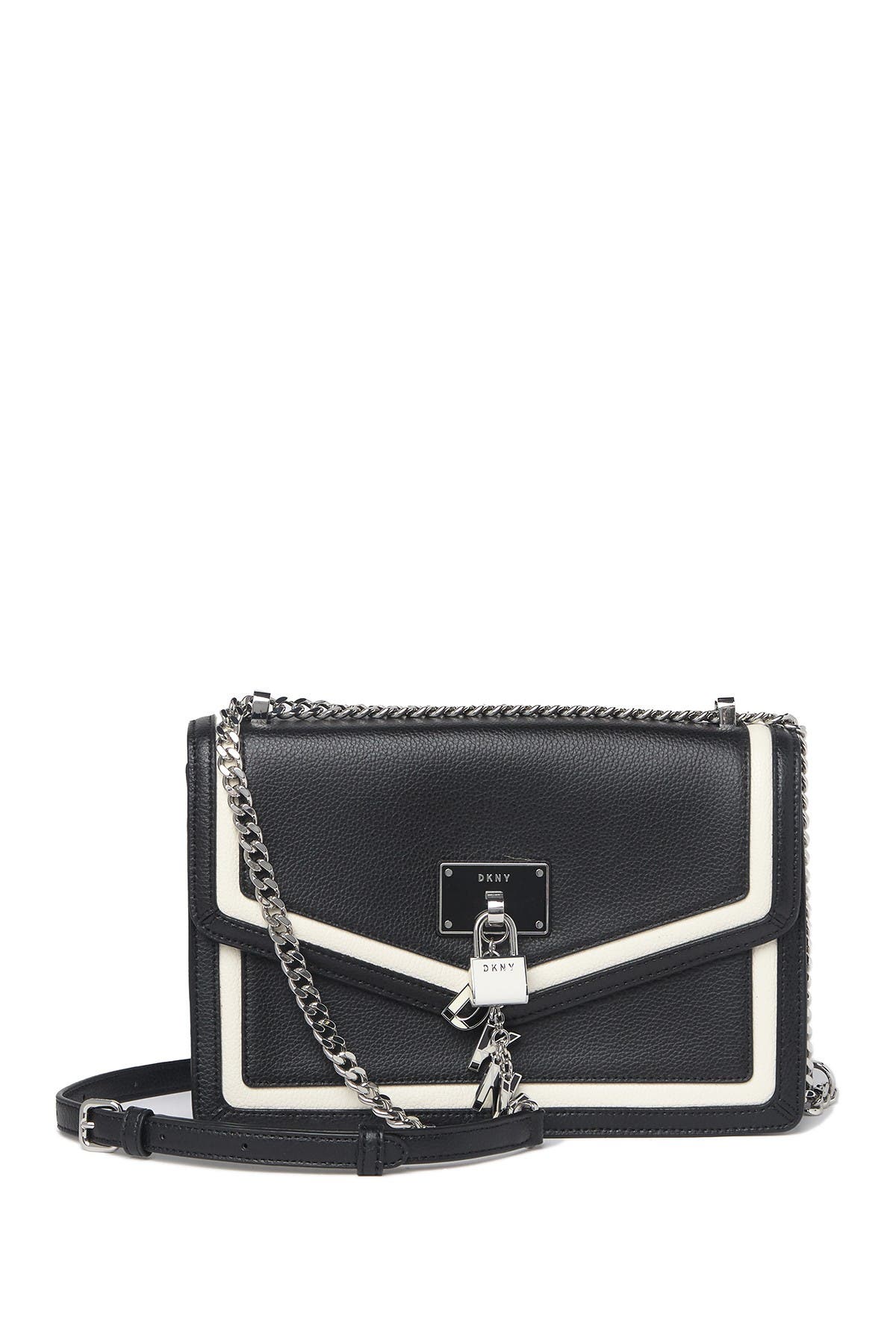 dkny elissa leather crossbody