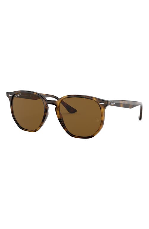 Ray Ban Rb4306 Sunglasses Tortoise Frame Brown Lenses Polarized 54-19 In Havana/brown Solid