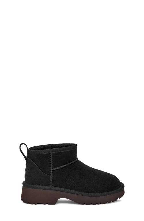 Shop Ugg(r) Kids' Classic Ultra Mini New Heights Platform Boot In Black