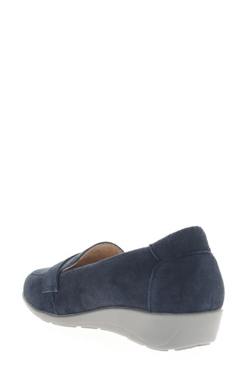 Shop Propét Yetta Penny Loafer In Navy