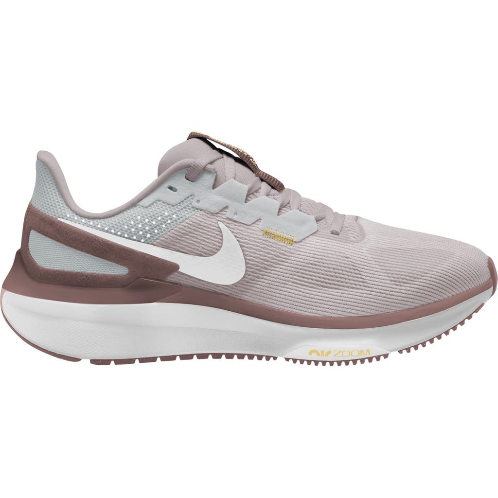 Nike Air Zoom Structure 25 Road Running Shoe In Platinum Violet/white/photon