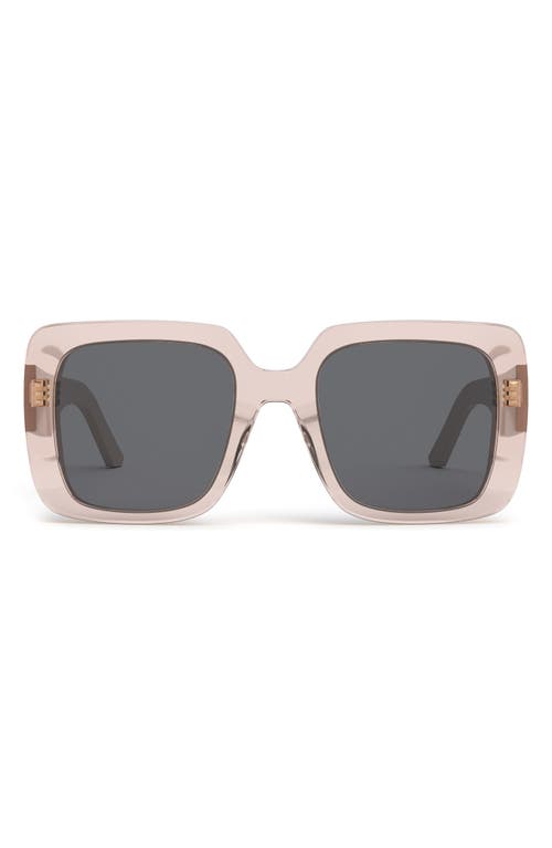 Wildior S3U 55mm Square Sunglasses in Shiny Pink /Smoke