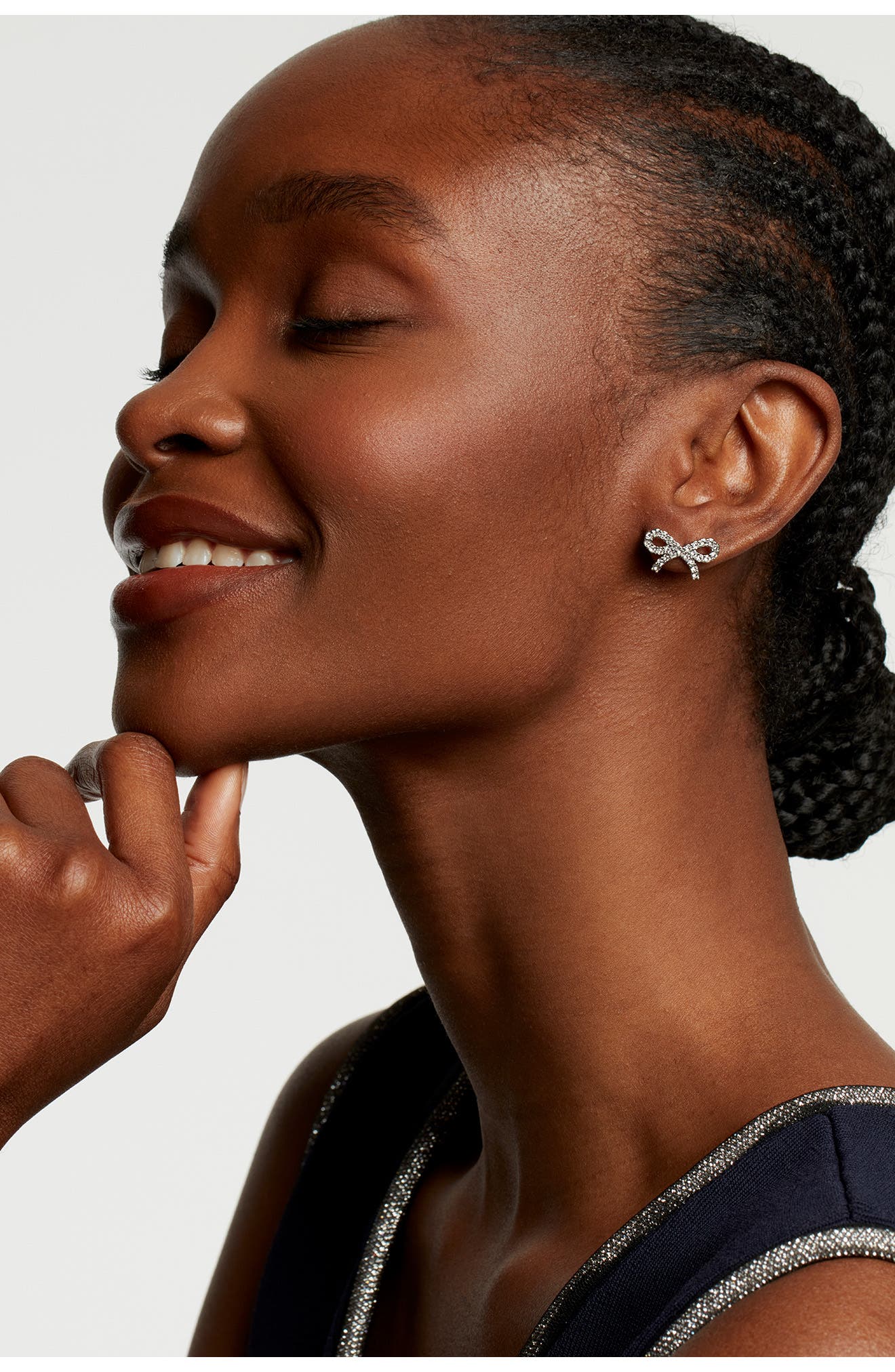 ted baker bow stud earrings