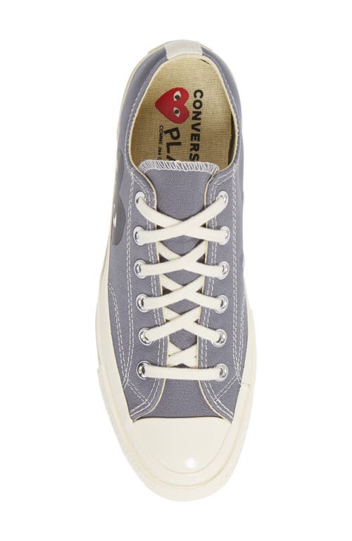 Shop Comme Des Garçons Play X Converse Chuck Taylor® Hidden Heart Low Top Sneaker In Grey