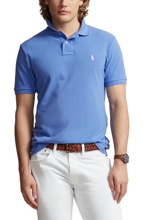 Polo Ralph Lauren Solid Piqué Polo in New England Blue/C3115 at Nordstrom, Size Xx-Large