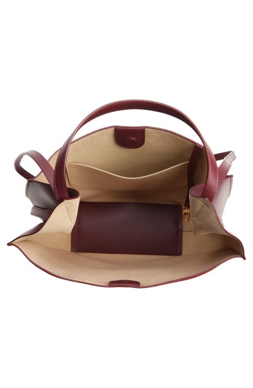 Shop Ree Projects Helene Suede Hobo Bag In Maroon