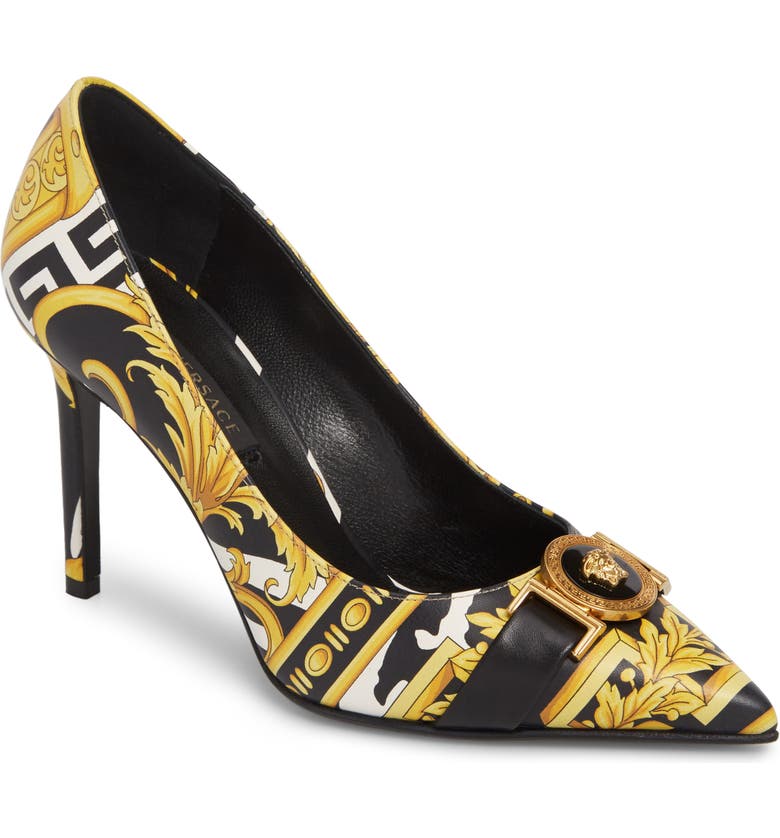 Versace Savage Barocco Pointy Toe Pump (Women) | Nordstrom