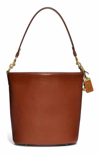 Strathberry Lana Midi Patchwork Leather Bucket Bag - Tan