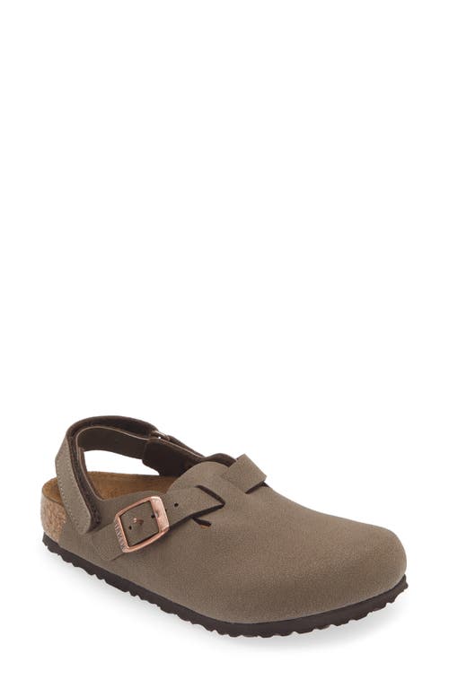 Birkenstock Kids' Tokio Slingback Clog In Mocha