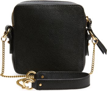 See by Chloé Small Joan Suede & Leather Crossbody Bag