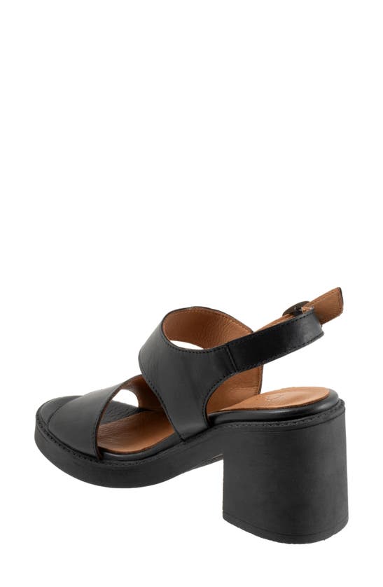 Shop Bueno Myla Ankle Strap Platform Sandal In Black