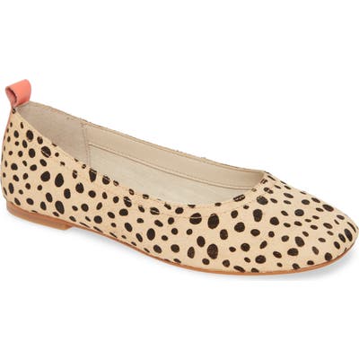 Dolce Vita Ozzie Genuine Calf Hair Flat, Brown
