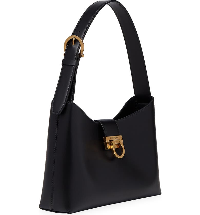 FERRAGAMO Trifolio Leather Shoulder Bag | Nordstrom