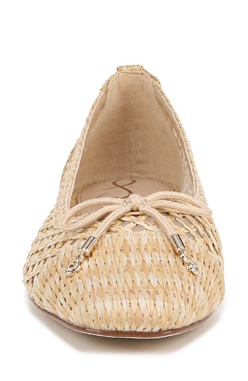 Sam Edelman May Ballet Flat Dark Natural In Dark Natural