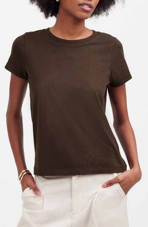 Madewell Northside Vintage Tee in Dark Carob 