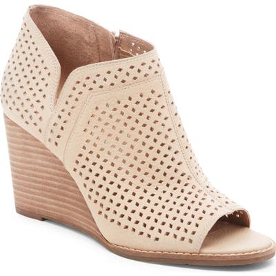 Lucky Brand Jazley Wedge Bootie, Beige