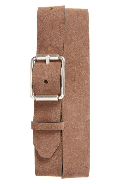 Shop Rag & Bone Evan Suede Belt In Desert Suede