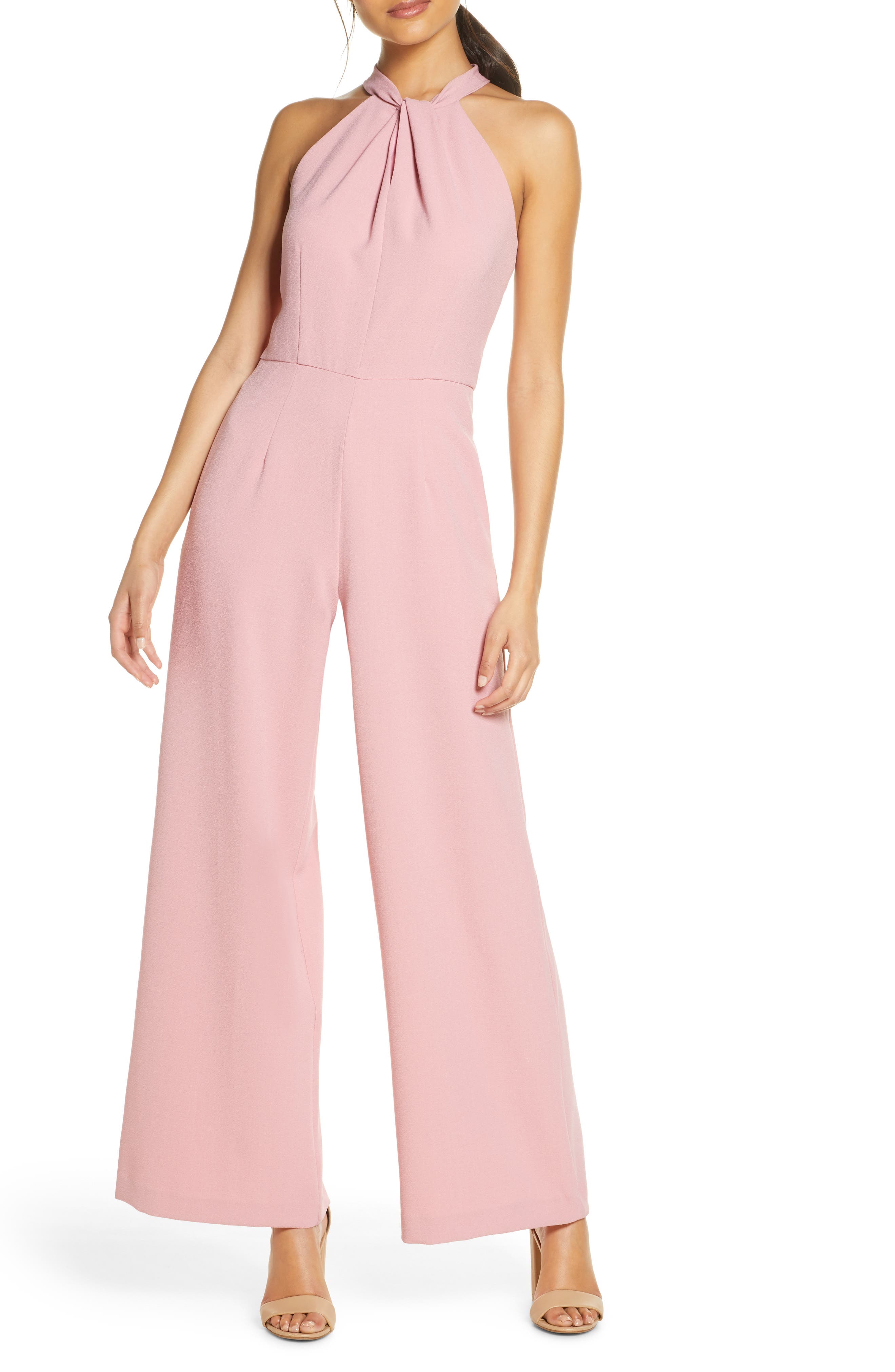 julia jordan halter jumpsuit