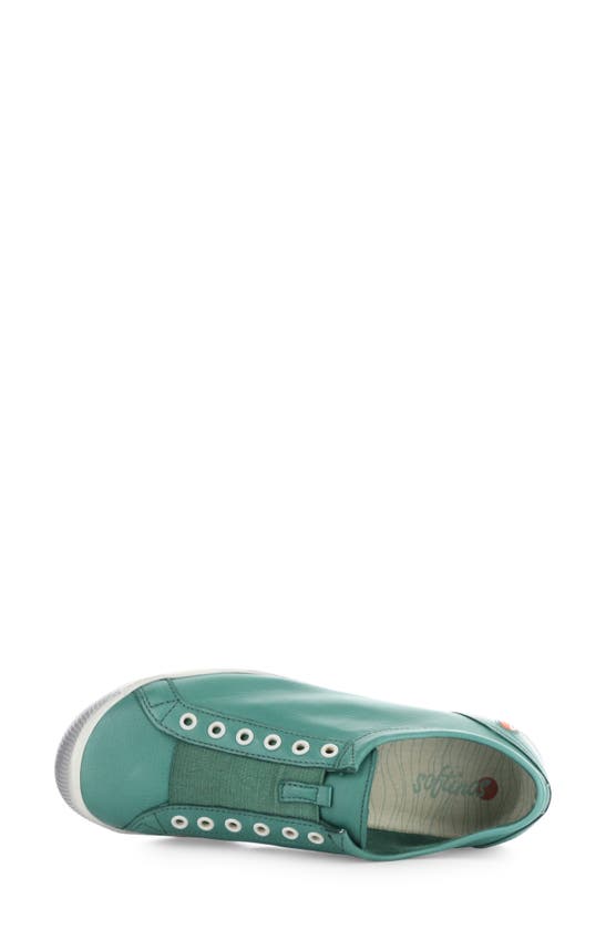 Shop Softinos By Fly London Irit Low Top Sneaker In Green Washed