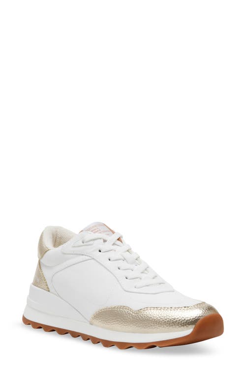 Restless Wedge Sneaker in White Multi