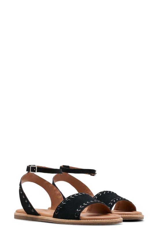 Shop Clarks Maritime May Sandal In Black Suede