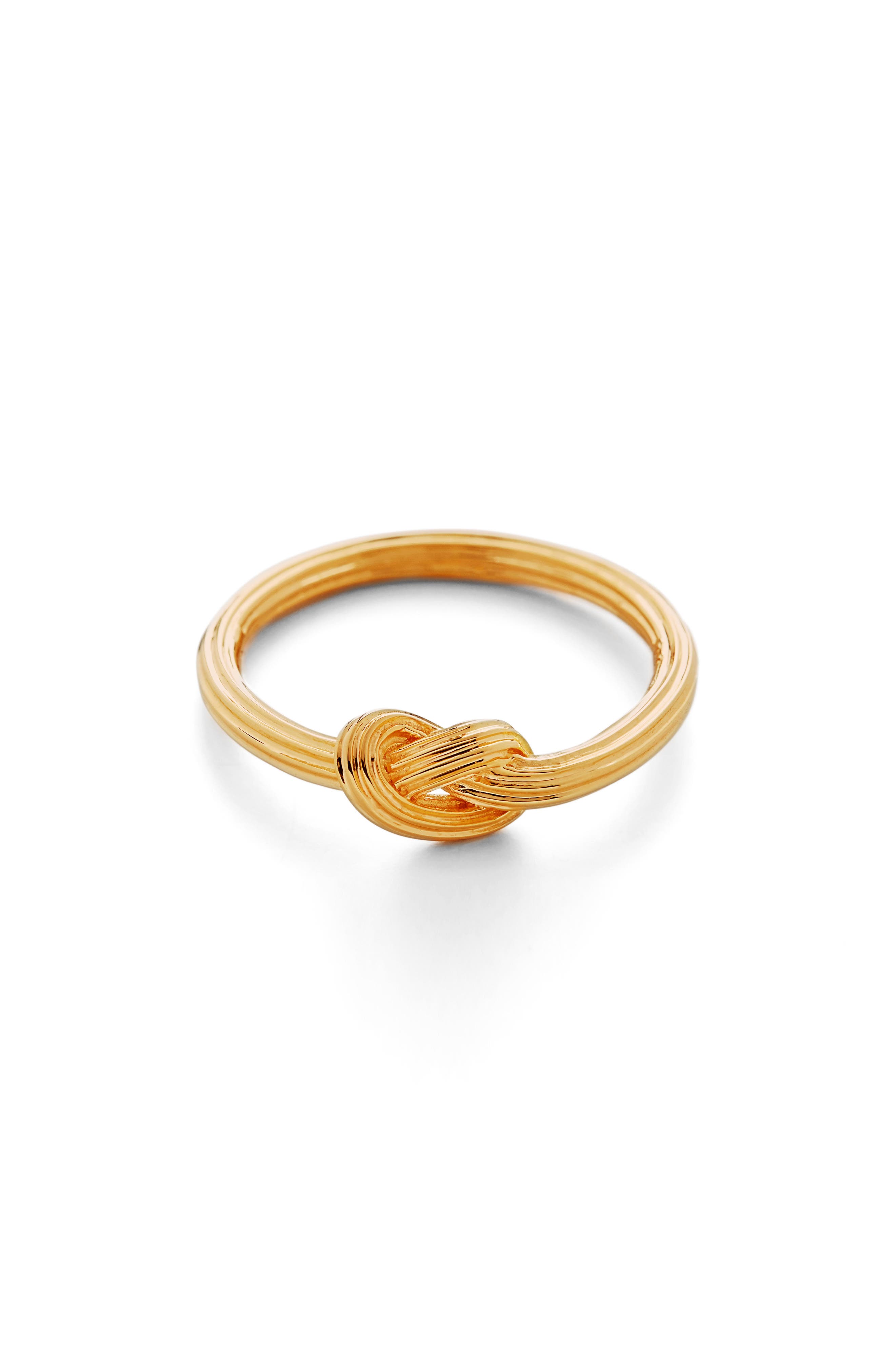 monica vinader knot ring