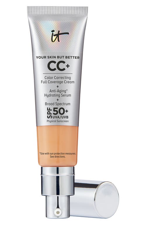 IT Cosmetics CC+ Color Correcting Full Coverage Cream SPF 50+ in Neutral Tan