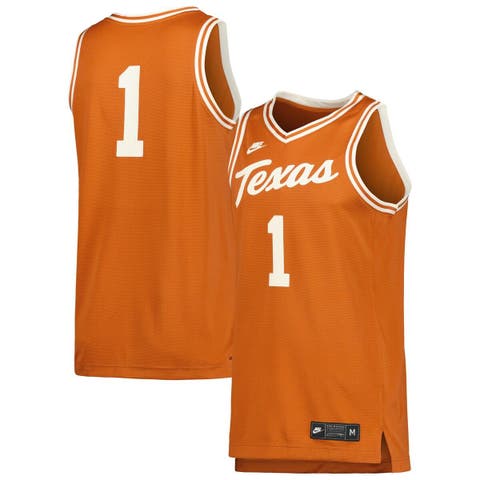 Nike Texas Longhorns Replica Baseball Jersey - Burnt Orange