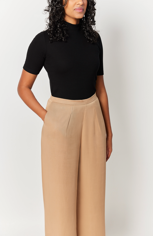 Aam The Label The Wide Leg Pant For Full Hips And Thighs In Walnut