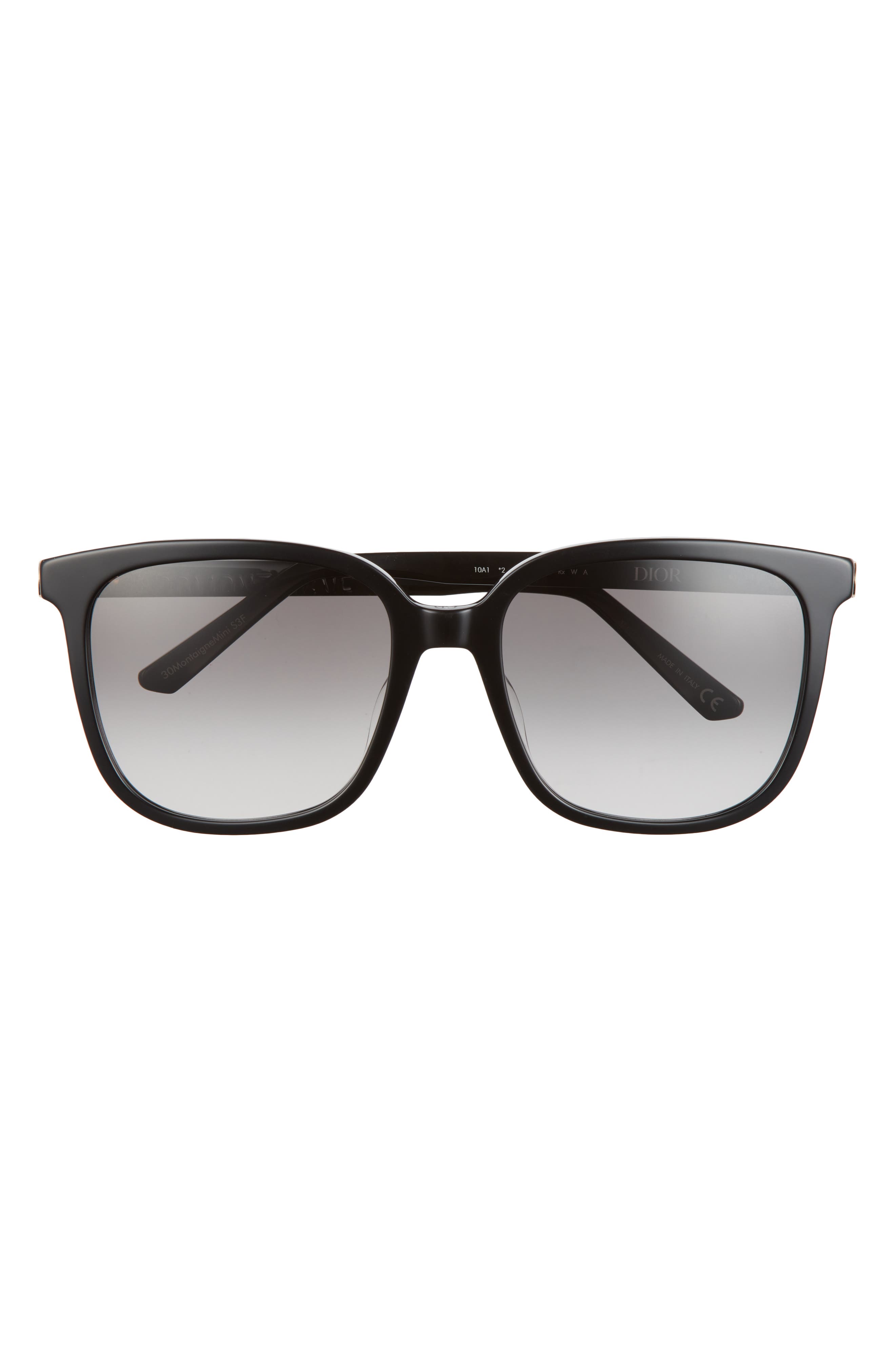 dior 58mm rectangle sunglasses