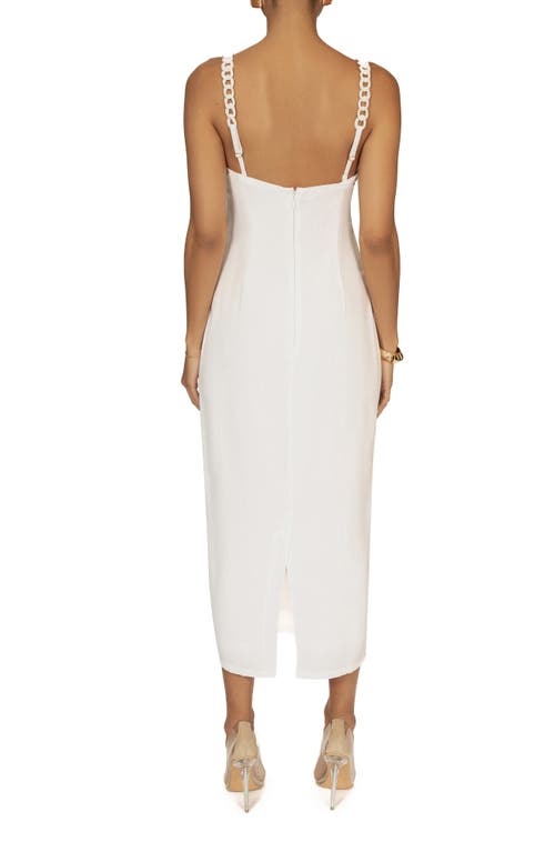 Jluxlabel Secret Hideout Bustier Dress In White