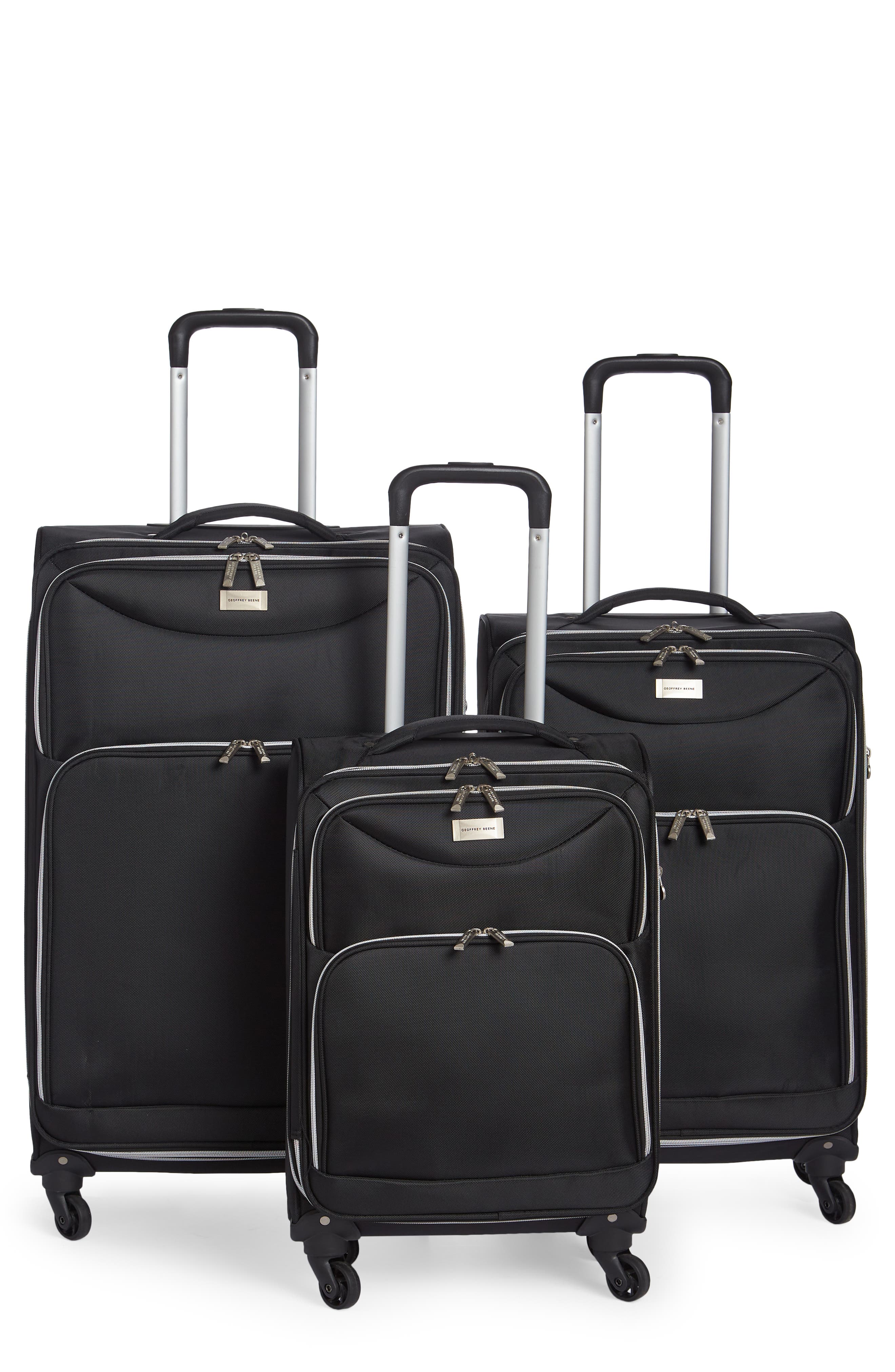 geoffrey beene 3 piece luggage set