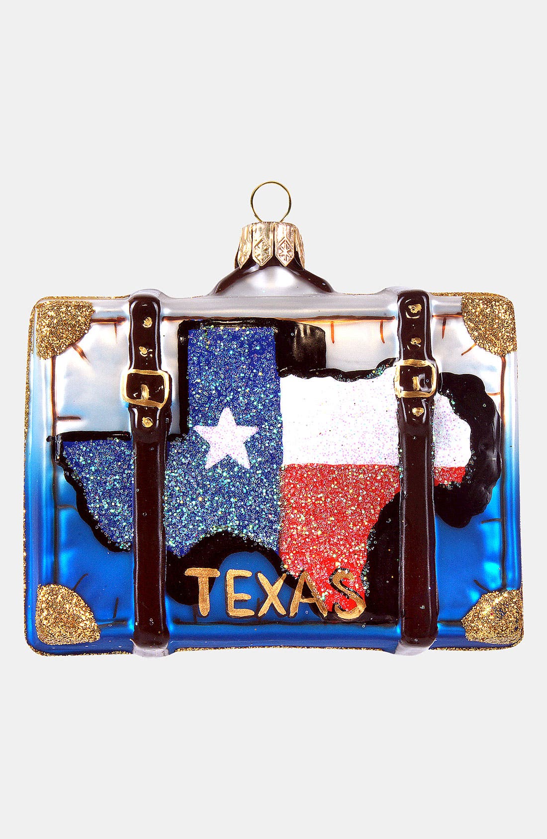 Nordstrom at Home 'Texas' Glass Suitcase Ornament Nordstrom