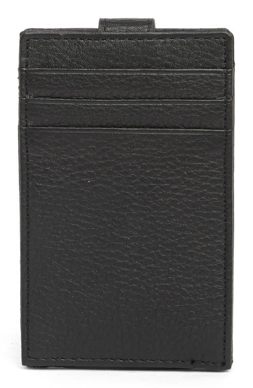 Shop Aimee Kestenberg Vittoria Card Case In Black W/shiny Gold