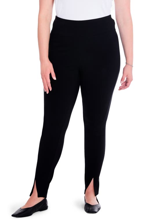 NIC+ZOE Ankle Ponte Pants in Black Onyx