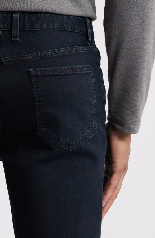 Johnston & Murphy Straight Leg Jeans In Black Wash