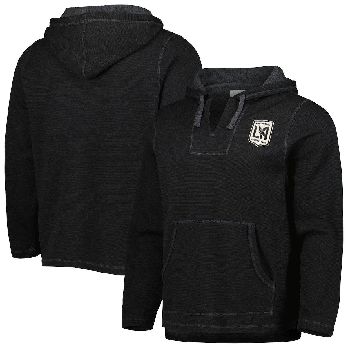 BOXERCRAFT Men's Black LAFC Baja Fleece VNeck Pullover Hoodie Nordstrom