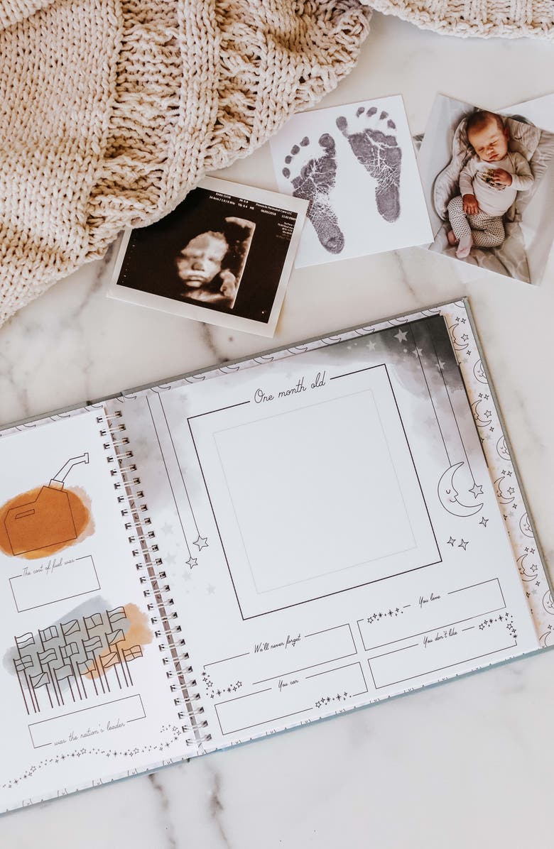 Lucy Darling 'Baby's First Year' Celestial Skies Memory Book Nordstrom