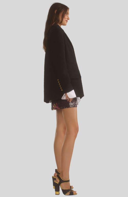 Shop Cynthia Rowley Bardot Bouclé Blazer In Black