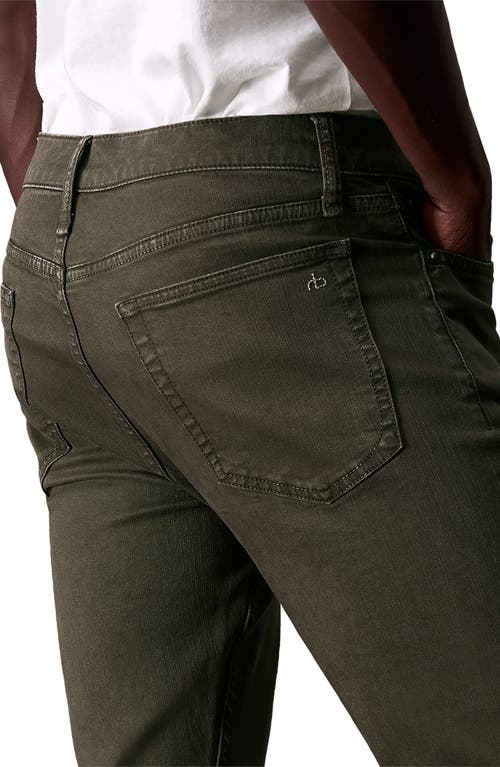 Rag & Bone Straight-leg Cotton Jeans In Forest