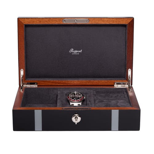 Shop Rapport London Carnaby Watch And Accessory Box In Black