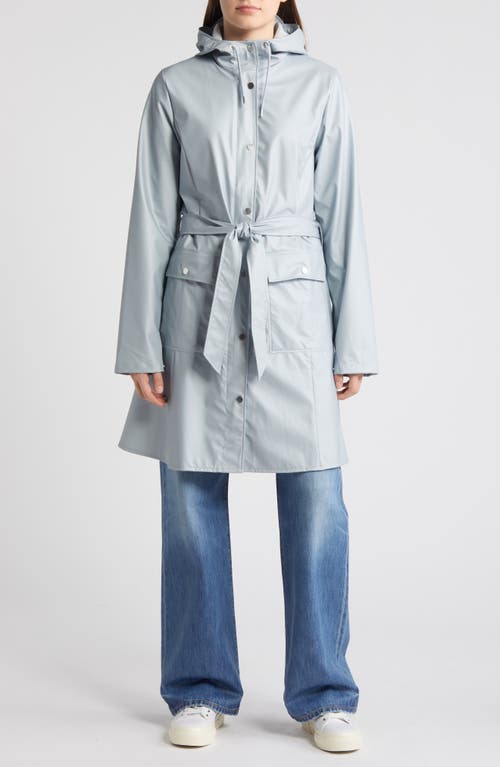 RAINS RAINS CURVE WATERPROOF BELTED JACKET 