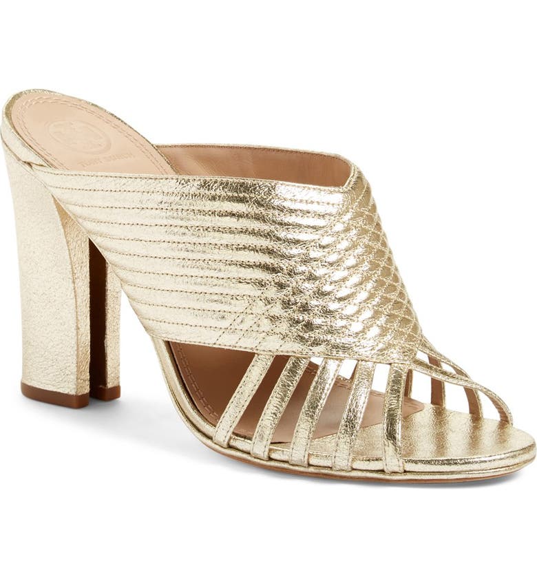 Tory Burch 'Brida' Quilted Open Toe Mule (Women) | Nordstrom