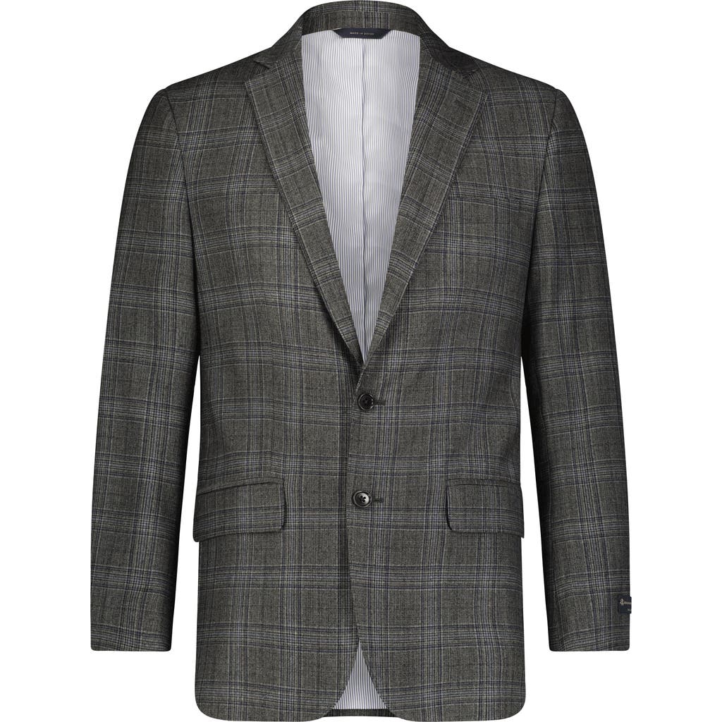 Brooks Brothers Regent Fit Wool Blend Sport Coat In Greybluflnlchk
