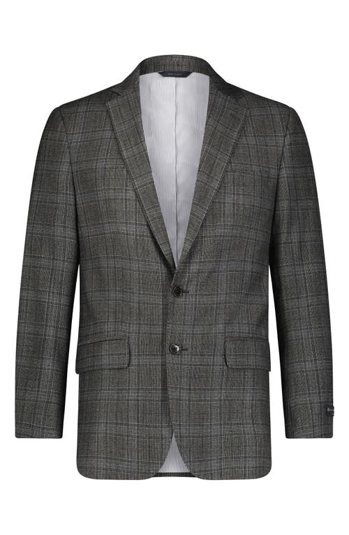 Brooks Brothers Regent Fit Wool Blend Sport Coat Greybluflnlchk at Nordstrom, Regular